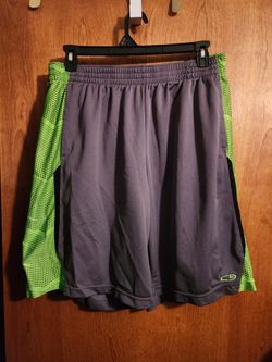 Champion XXL Men's Athletic Shorts Gray Green
