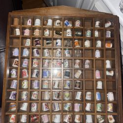 Thimble Collection And Case