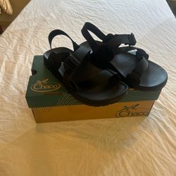*NEW* Chaco Men's Lightweight Adjustable Sports Lowdown Sandal Black US 10 M