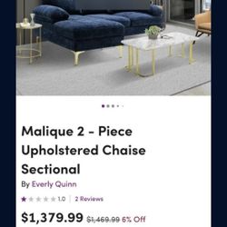 Blue Sectional 
