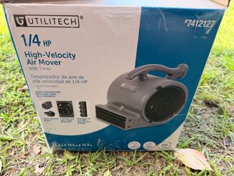 Utilitech 1/4 HP High-Velocity Air Mover with Timer