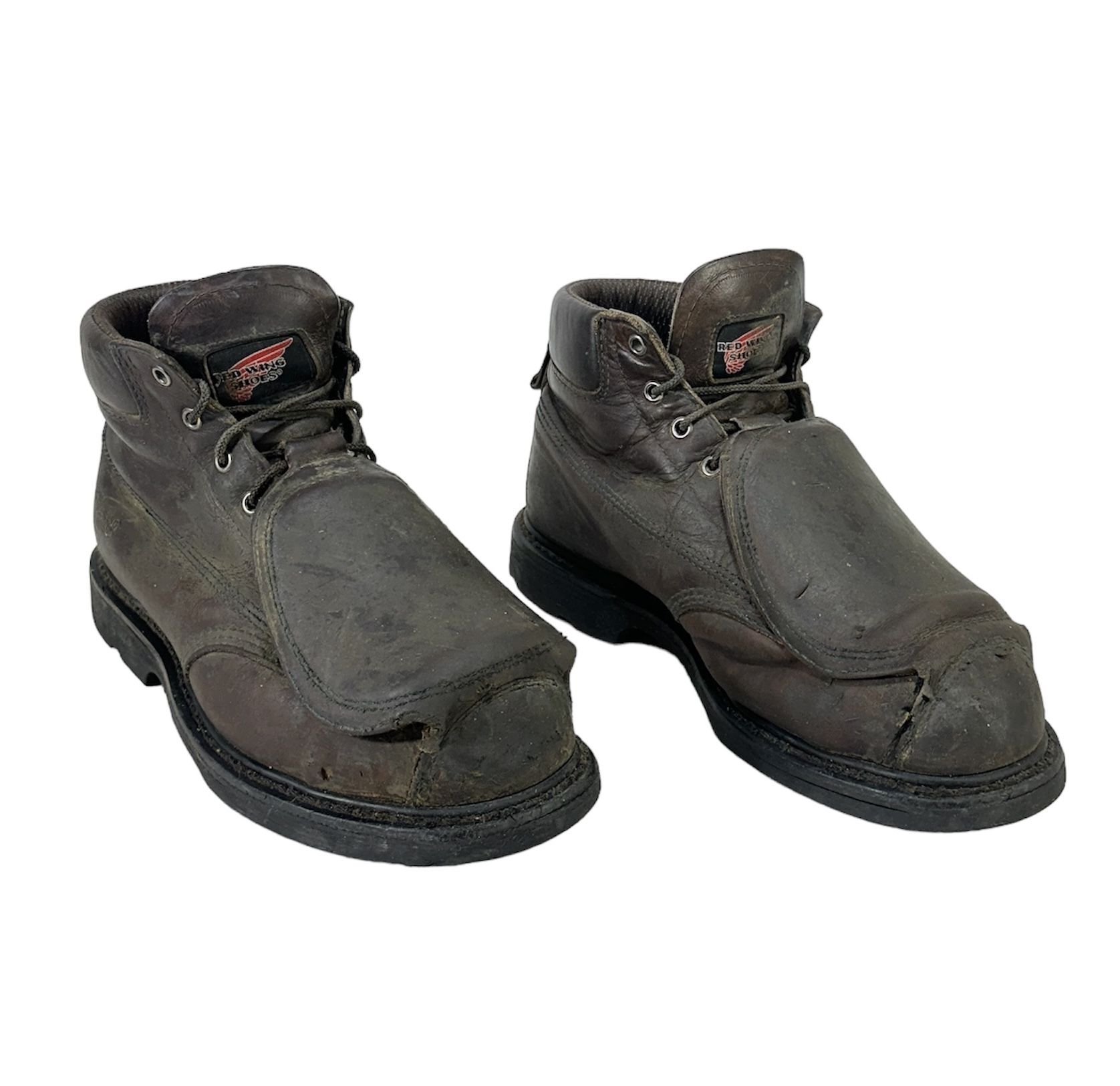 Red Wing 5686 Men's Brown Welding Work Boots ~ Metarsala Guard & Steel Toe ~ 9