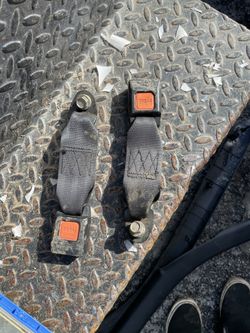 240sx S13 Hatch Rear Seatbelts With Buckles