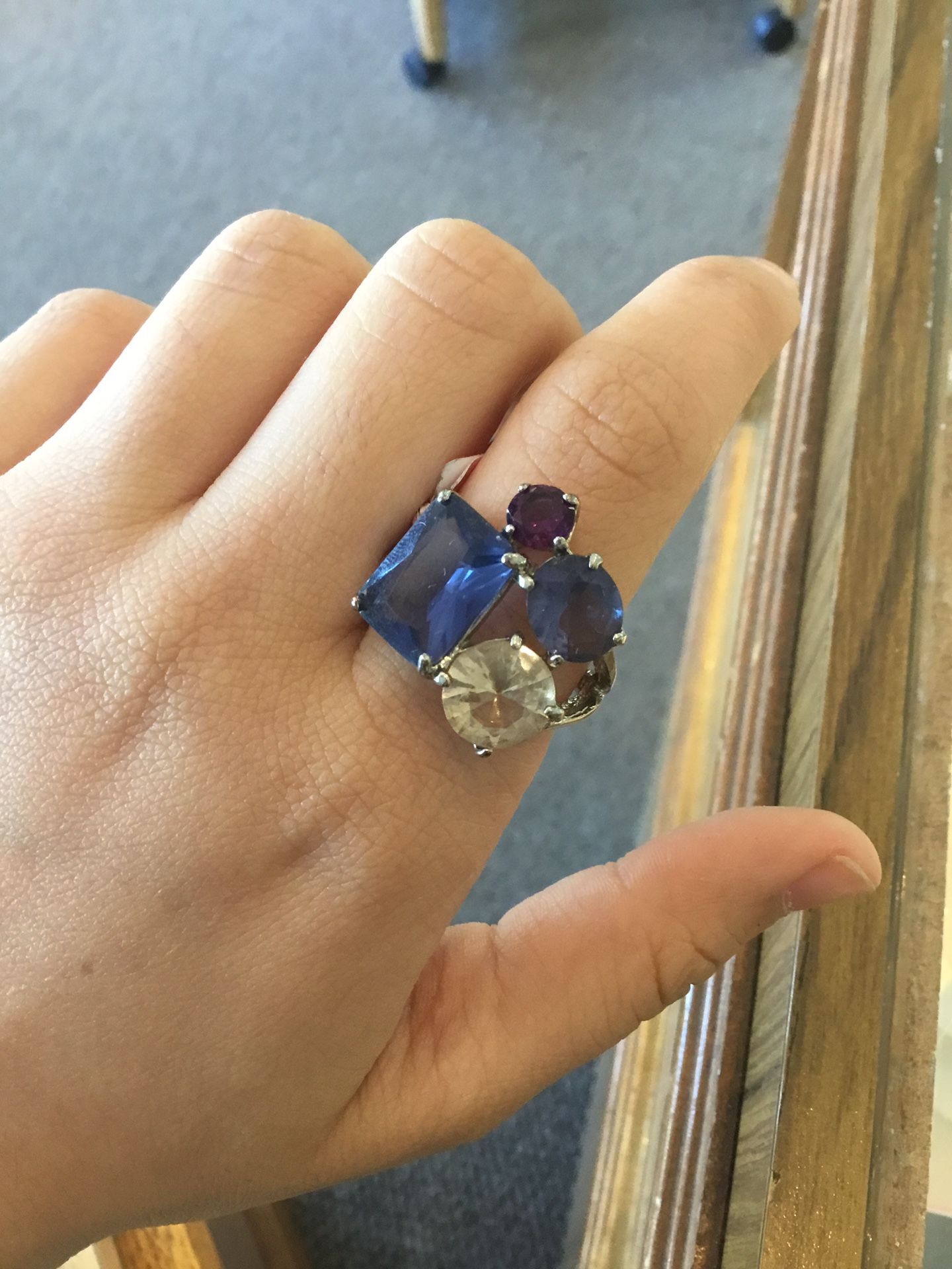 Sterling Silver Ladies Exotic Ring