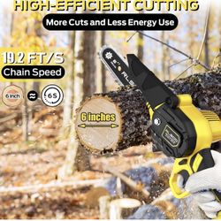 （New）🎄🪚 6 Inch Mini Chainsaw ～～unopened