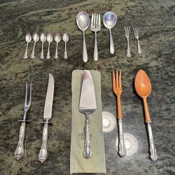 Sterling Silver Flare Ware And Serving Pieces 