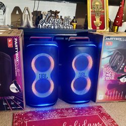 JBL Partybox Club Live 120 Portable Bluetooth Party Speaker w/ 200 W of JBL Pro Sound • Wireless Microphone • LED Lights