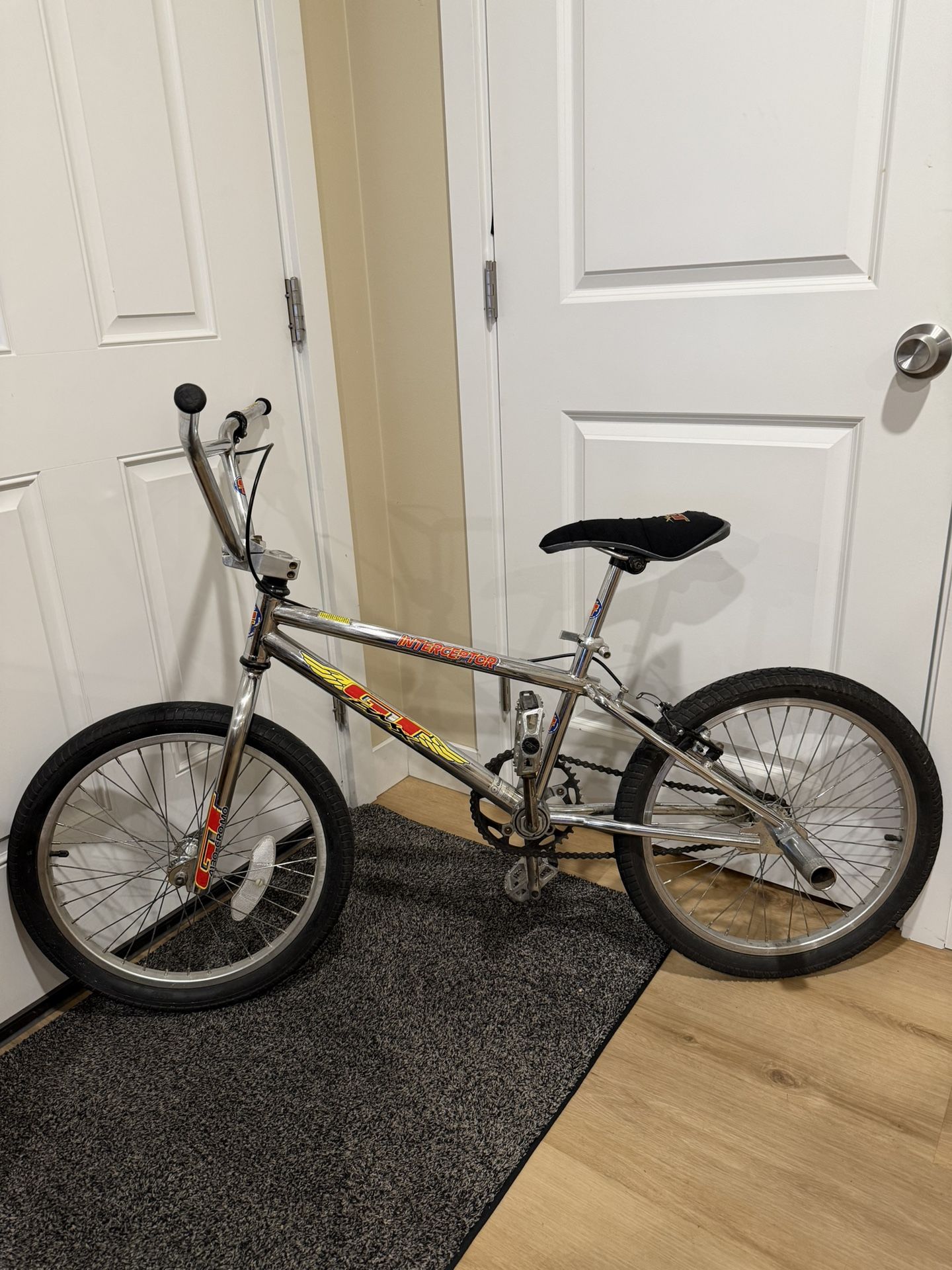 GT Interceptor  BMX - All Original GT Parts - Survivor 4130 Chromoly - GT Hubs / GT Crank / GT Bars - Rare