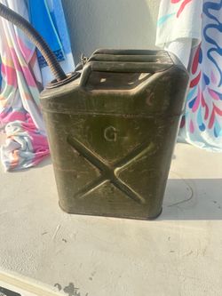 Vintage 1953 US MILITARY 5 gal Jerry Gas Can