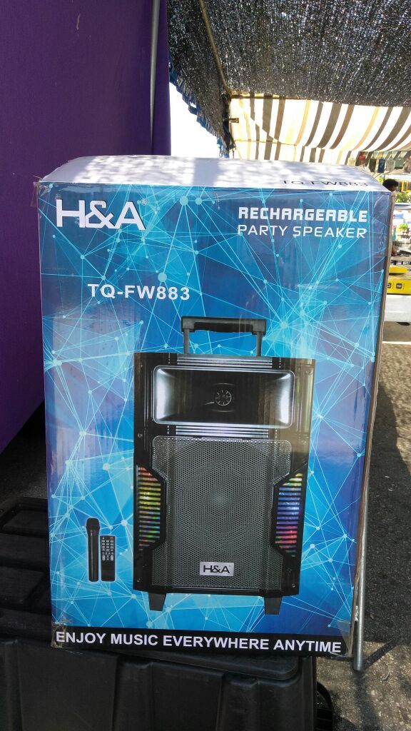 H&A Rechargeable Party Speaker TQ-FW883 for Sale in San Fernando, CA ...