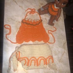 Crochet Moana Outfit for Sale in Dallas, TX - OfferUp