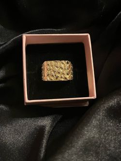 Nugget Ring gold plated