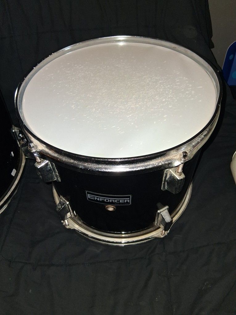 Premier Black 12" x 12" Olympic Floor Tom