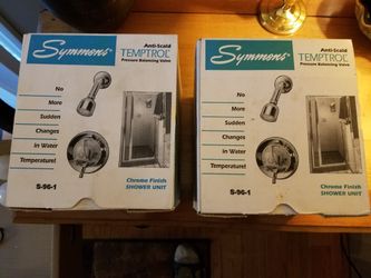 NIB - Symmons Anti-Scaled Temptrol - Chrome Finish Shower Unit (S-96-1)