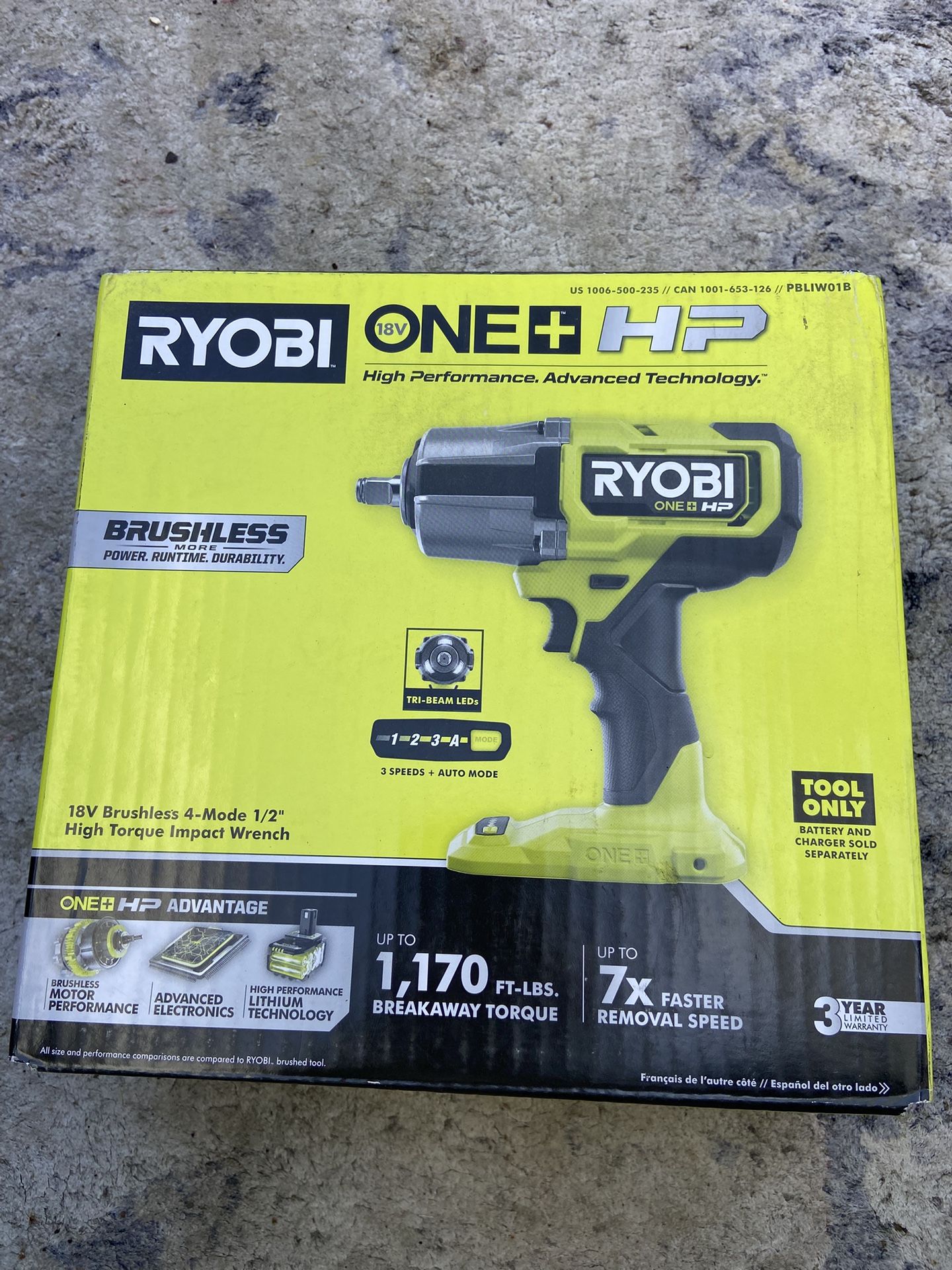 Ryobi High Torque Impact Wrench