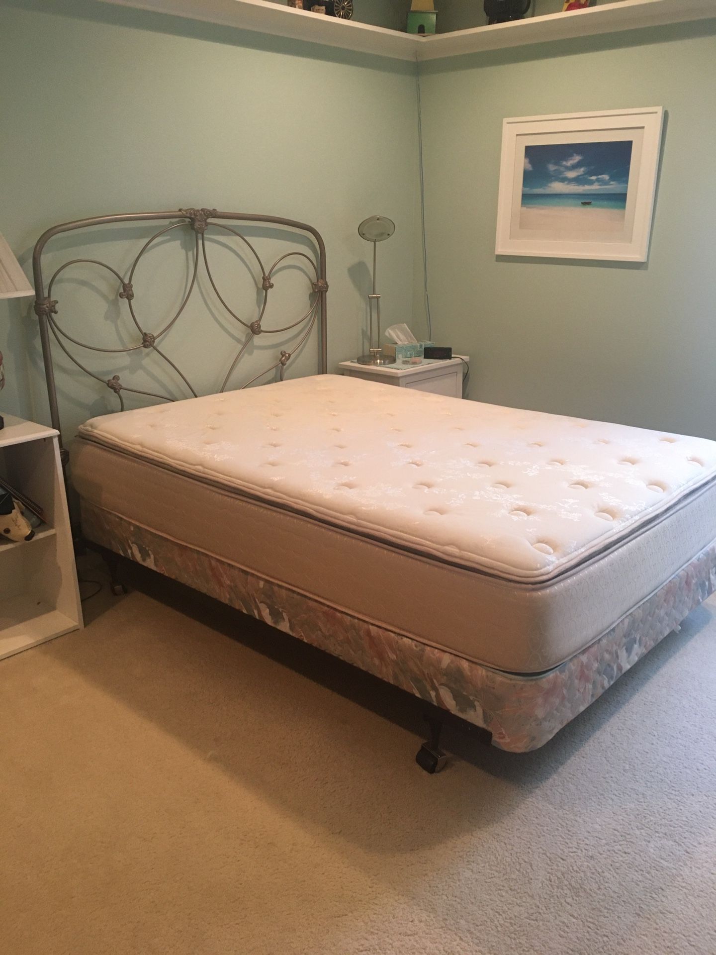 Full Bed Frame and Mattress