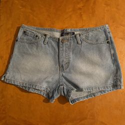 GLITTER JEAN SHORTS