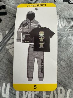 Star Wars Baby Yoda 3-Piece Jogger Set Hoodie T-Shirt Pants
