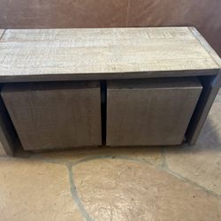 Console Table With Stools 
