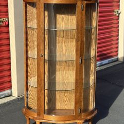 Curio Cabinet- Curve Glass