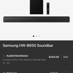 Samsung HW-B650 Sound bar (New In Box)