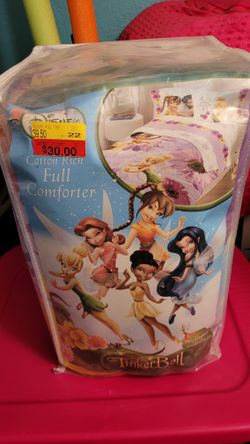 NEW Tinkerbell Full Size Comforter Set 