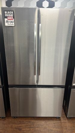 New Refrigerator Samsung French Door 27 cu ft - Stainless Steel Model!