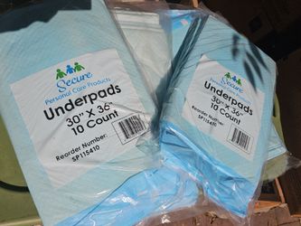 4 packs of underpads