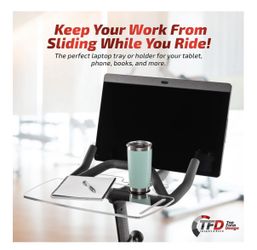 TFD The Tray+ (Clear) | Compatible with Peloton Bike+ (Plus Models)