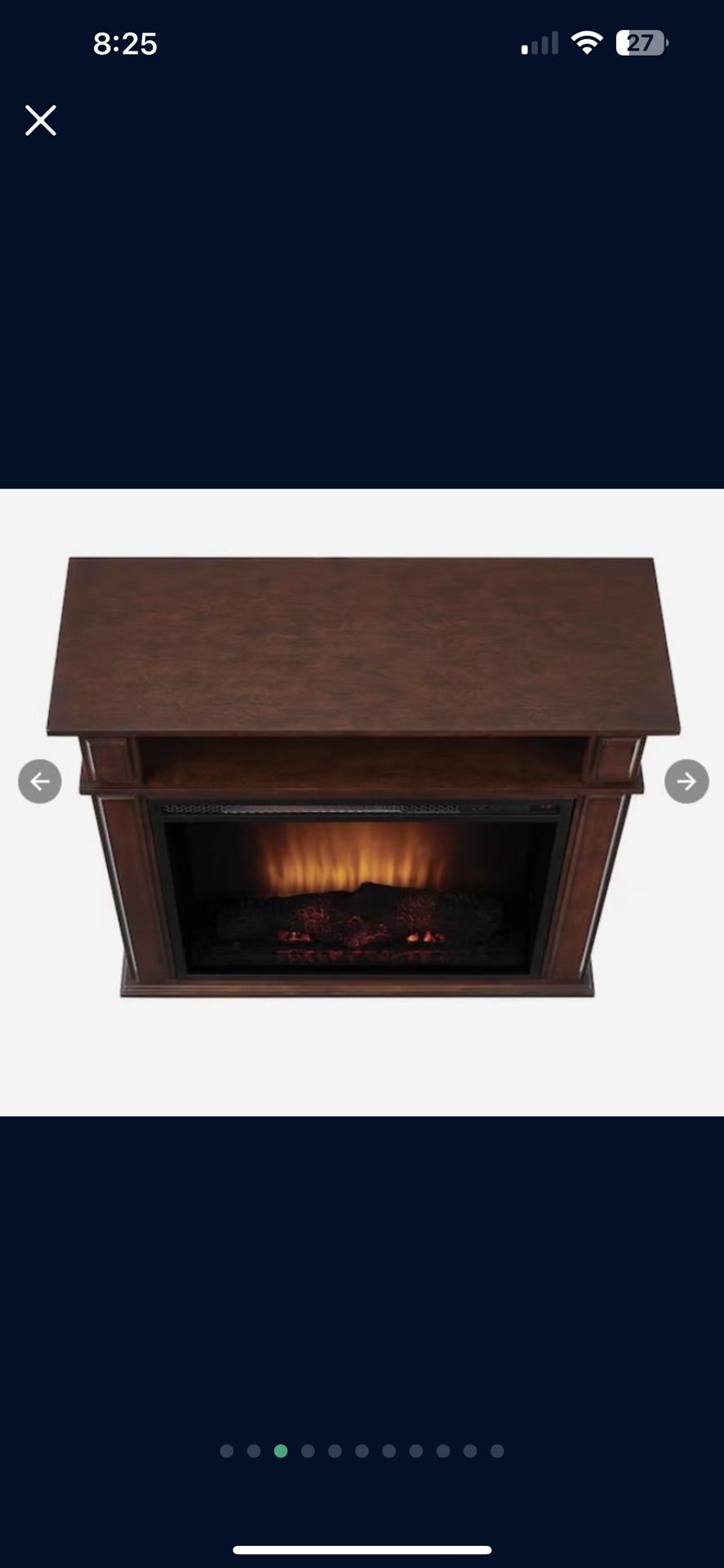 Greentouch 31.5-in W Mahogany Infrared Quartz Electric Fireplace for Sale  in Boca Raton, FL - OfferUp