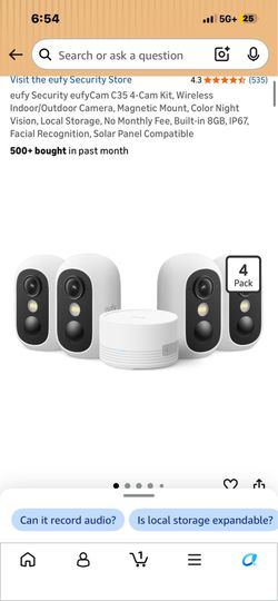 Brand new camera eufy