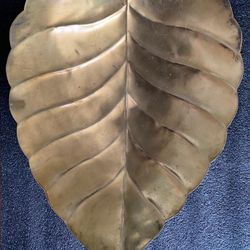Gold Leaf Tray 