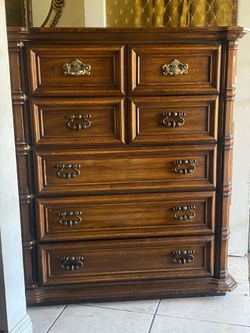 Solid wood dresser