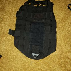 Black Tactical Dog Vest (Med.)