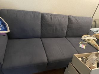 Blue couch