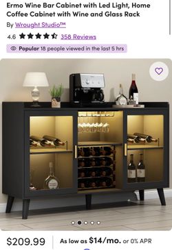 Brand NEW wine bar- Assembled
