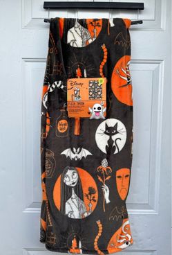 Nightmare Before Christmas Halloween Blanket