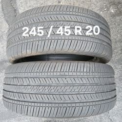 245 / 45 R 20 (2) TIRES GOODYEAR 