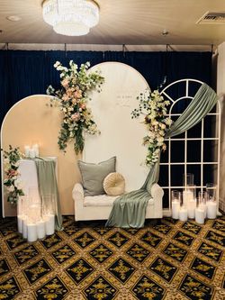 Elegant Wedding & Romantic Event Backdrop