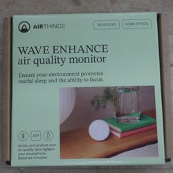 Airthings Wave Enhance Air Quality Monitor  2517 - New.