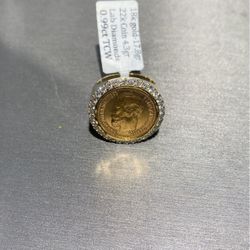 18k Coin Cvd Ring 22k Coin Buy Sale Trade Currency Rolex Silver