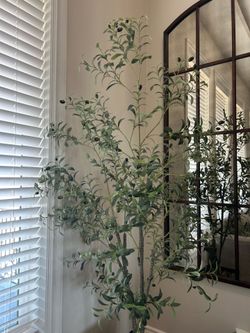 7ft artificial Olive tree