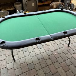 Folding Poker Table 