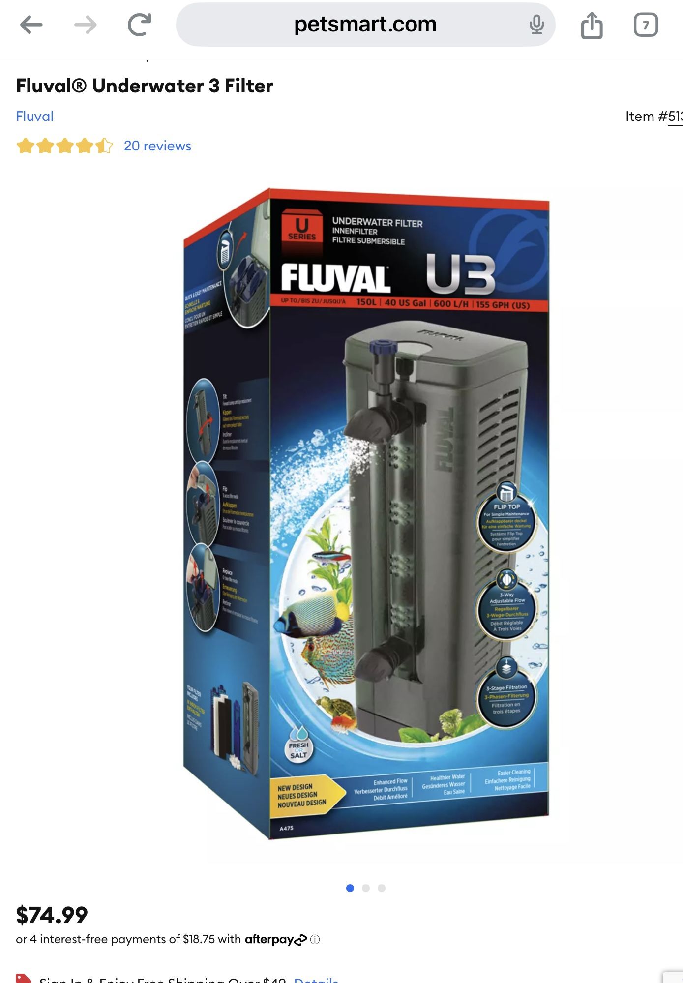 Under Water Filter for Aquarium