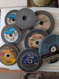 Lot of 8 Grinding Wheels. Open Box.