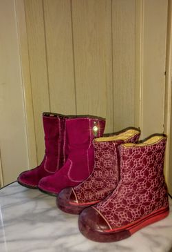 Girl Boots -size 5 & size 7- both $9