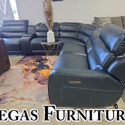 Sectional Power Recliners HeatRest 