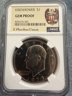 Coin- 1973 Eisenhower 1$.