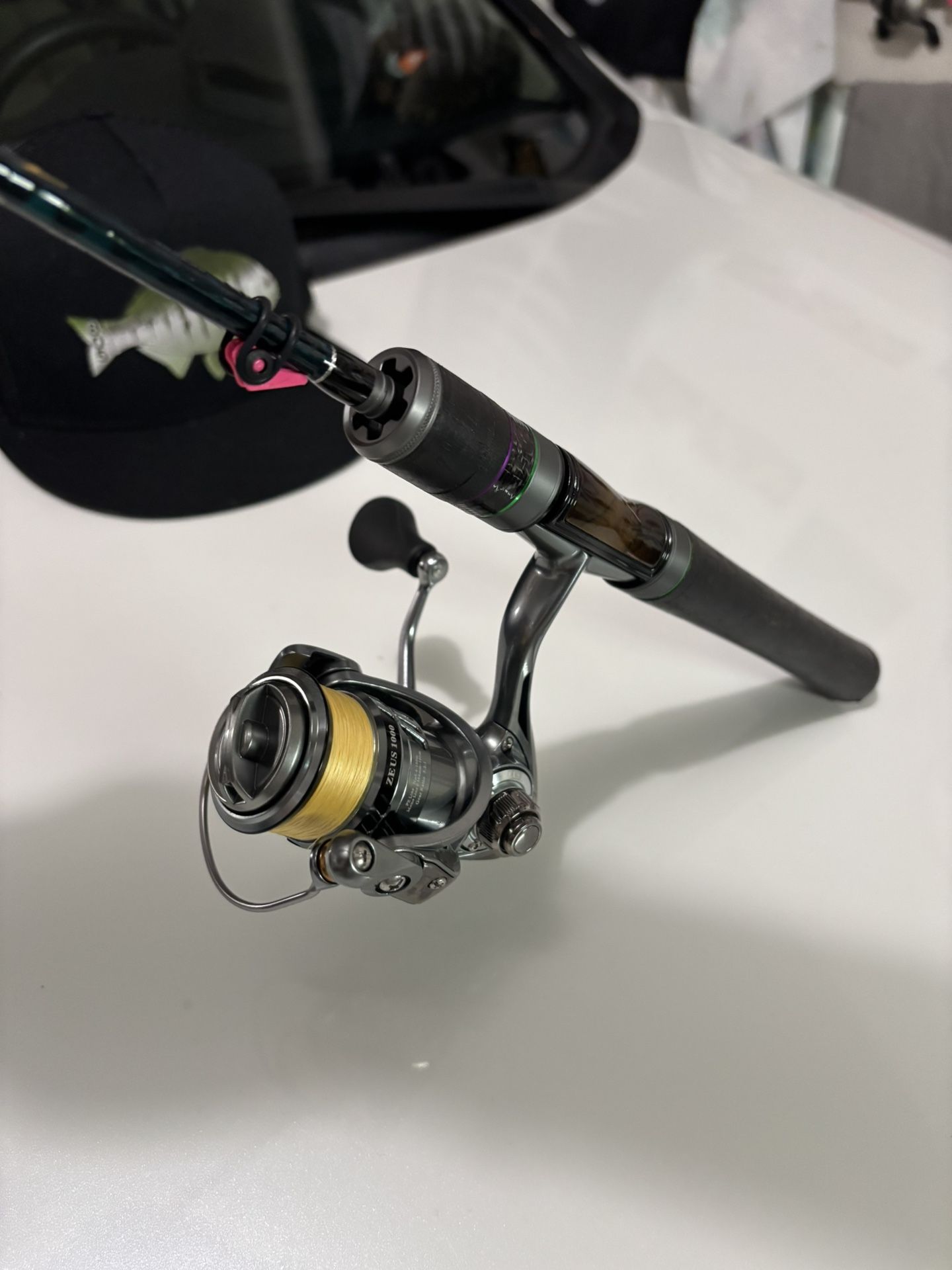 Bearking Zeus 1000 Shallow Spool Spinning Reel & Magic L Ultralight Rod $60 Obo