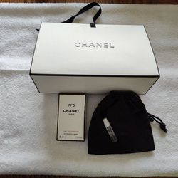 Chanel # 5 Perfume + Sampler 